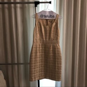 Fancy gold tone sheath dress